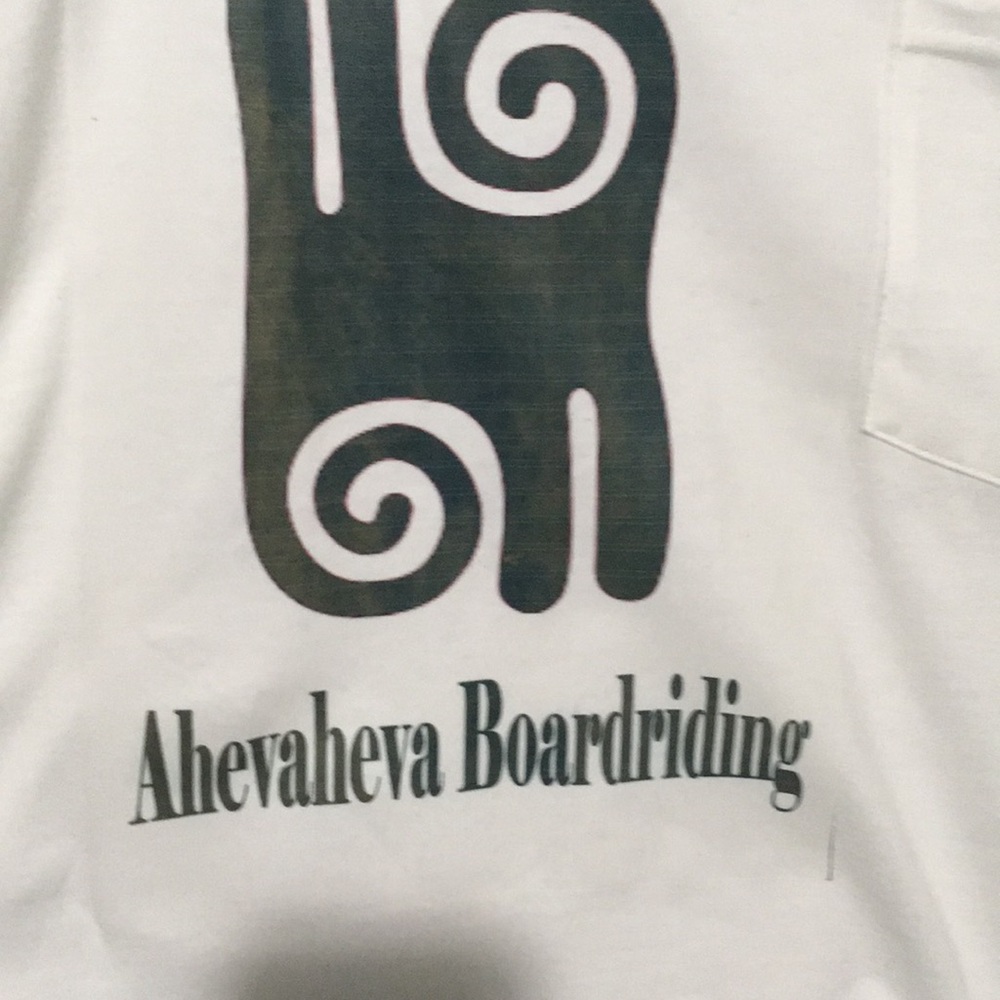 White Ahevaheva Boardriding shirt